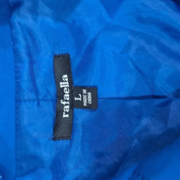 Rafaella Cobalt Blue 3/4 Sleeve Cotton Jacket - Picture 2 of 7